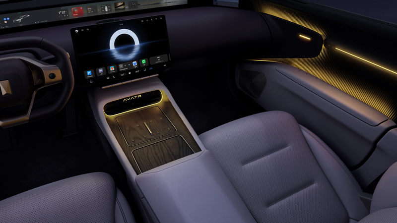 The central control screen feature image 1